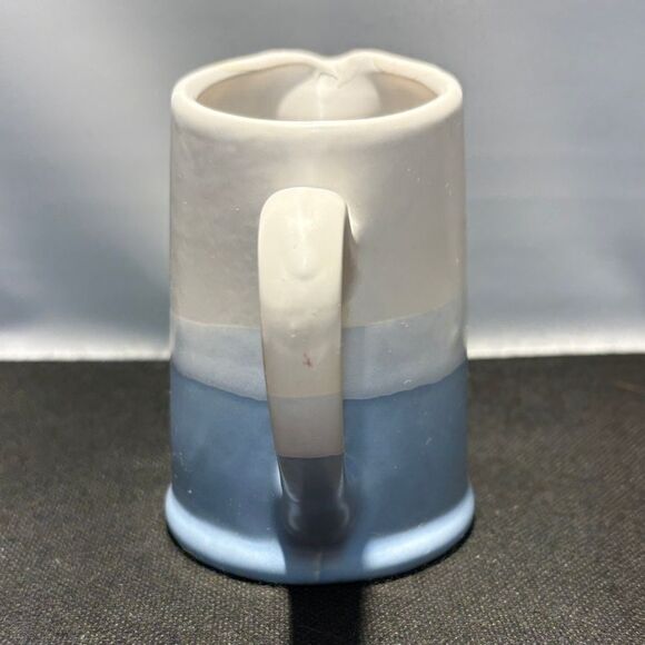 Elegant Blue and White small Ceramic Pitcher - Picture 4 of 6